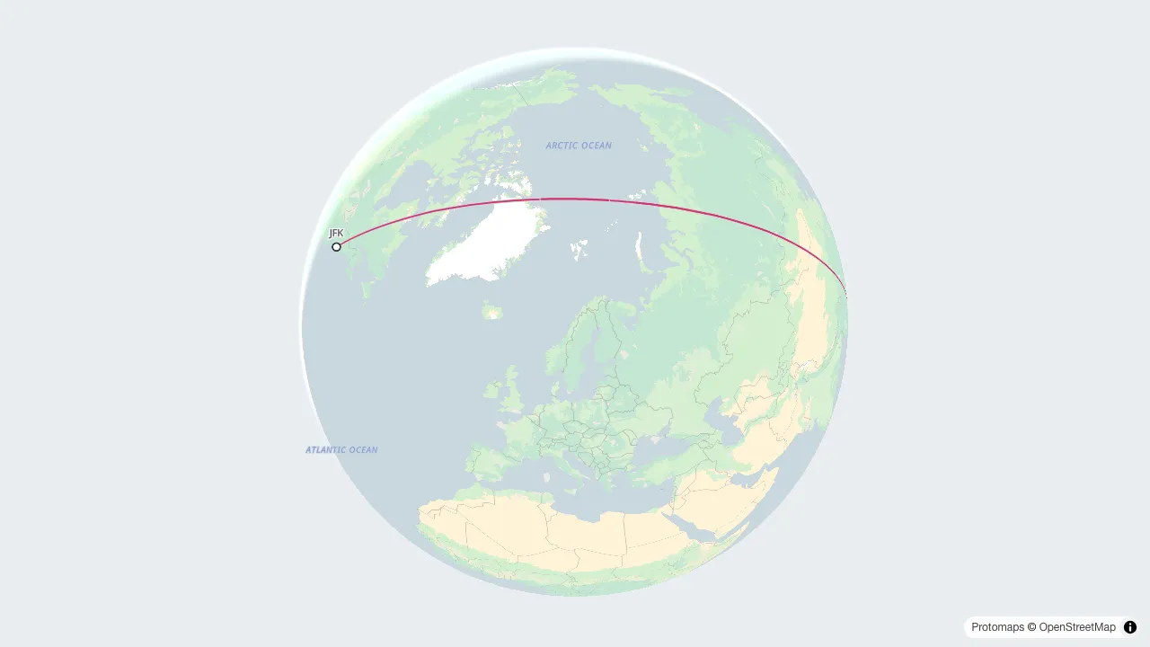 Singapore to New York